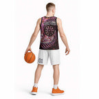 New Zealand Darts Personalised Basketball Jersey Aotearoa Silver Fern Pink Papua Shell Spirit - Aussie Hoodie