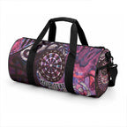 New Zealand Darts Personalised Duffle Bag Aotearoa Silver Fern Pink Papua Shell Spirit