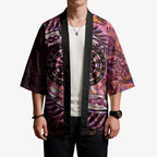 New Zealand Darts Personalised Kimono Aotearoa Silver Fern Pink Papua Shell Spirit - Aussie Hoodie