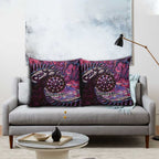New Zealand Darts Personalised Pillow Cover Aotearoa Silver Fern Pink Papua Shell Spirit - Aussie Hoodie