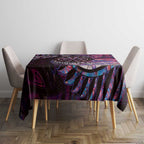 New Zealand Darts Personalised Tablecloth Aotearoa Silver Fern Pink Papua Shell Spirit