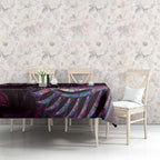 New Zealand Darts Personalised Tablecloth Aotearoa Silver Fern Pink Papua Shell Spirit