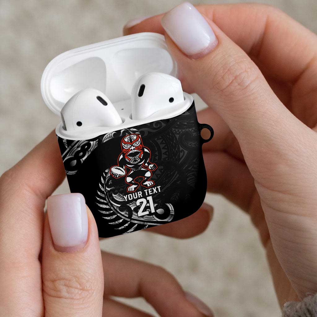 New Zealand Indigenous-Maori Rugby Custom AirPods Case - Aussie Hoodie