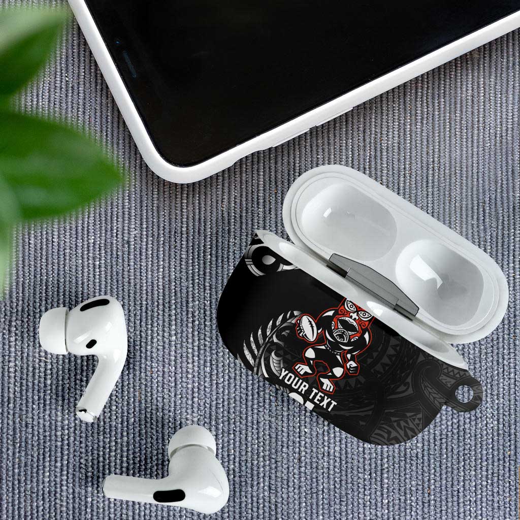 New Zealand Indigenous-Maori Rugby Custom AirPods Case - Aussie Hoodie