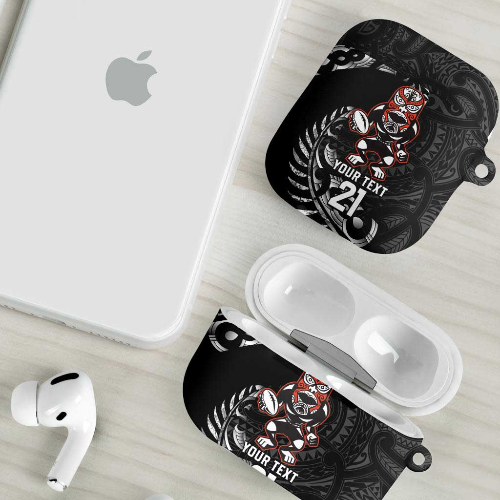 New Zealand Indigenous-Maori Rugby Custom AirPods Case - Aussie Hoodie