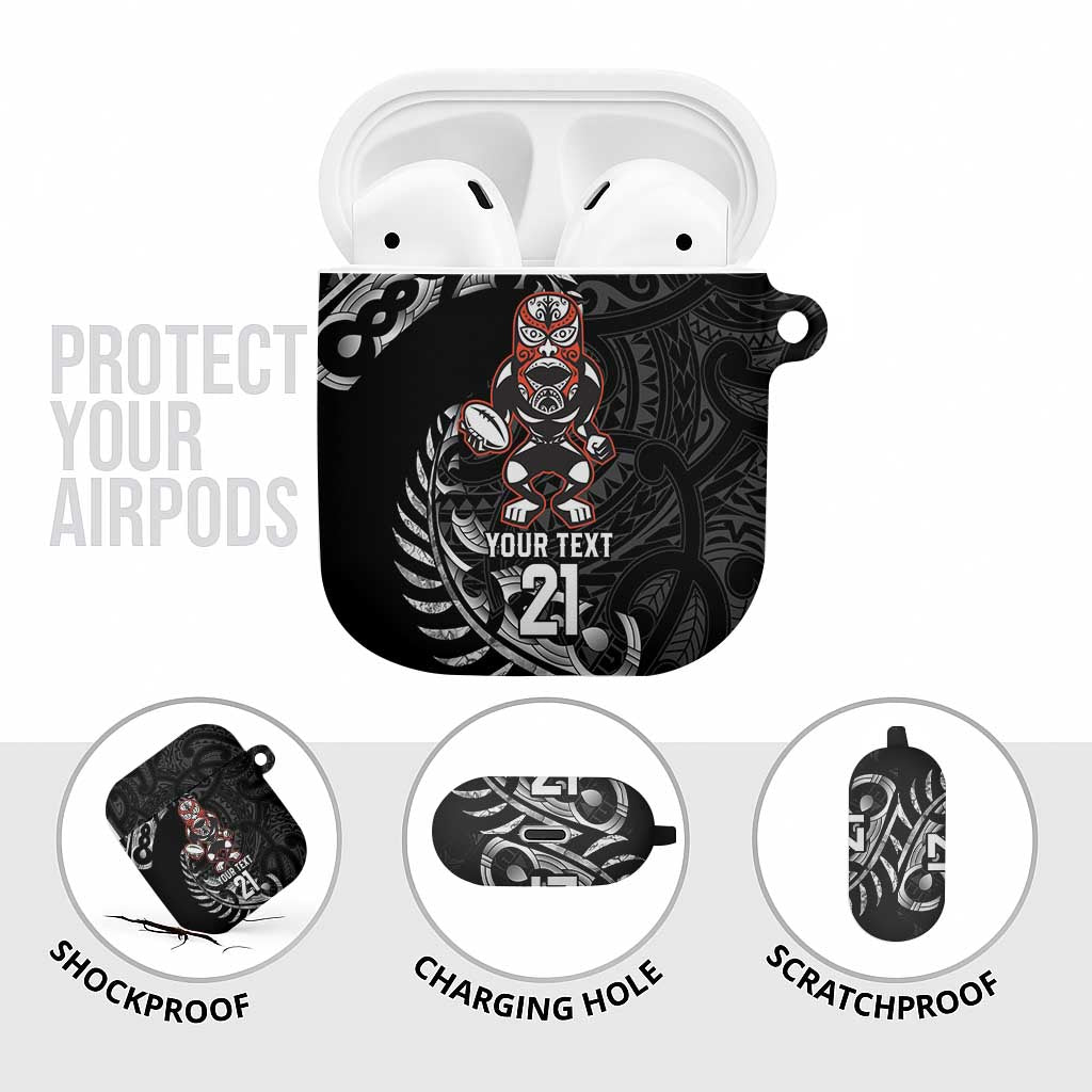 New Zealand Indigenous-Maori Rugby Custom AirPods Case - Aussie Hoodie