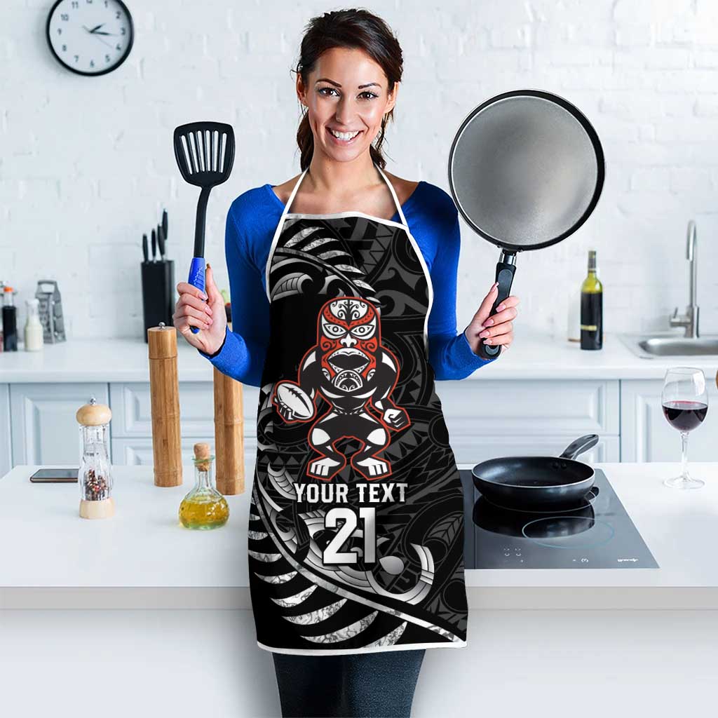 New Zealand Indigenous-Maori Rugby Custom Apron - Aussie Hoodie