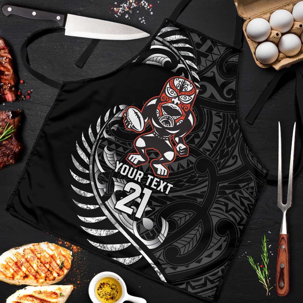 New Zealand Indigenous-Maori Rugby Custom Apron - Aussie Hoodie