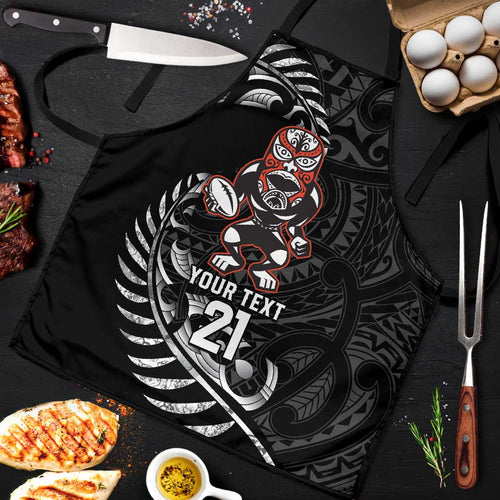New Zealand Indigenous-Maori Rugby Custom Apron - Aussie Hoodie