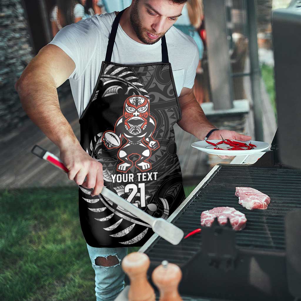 New Zealand Indigenous-Maori Rugby Custom Apron - Aussie Hoodie