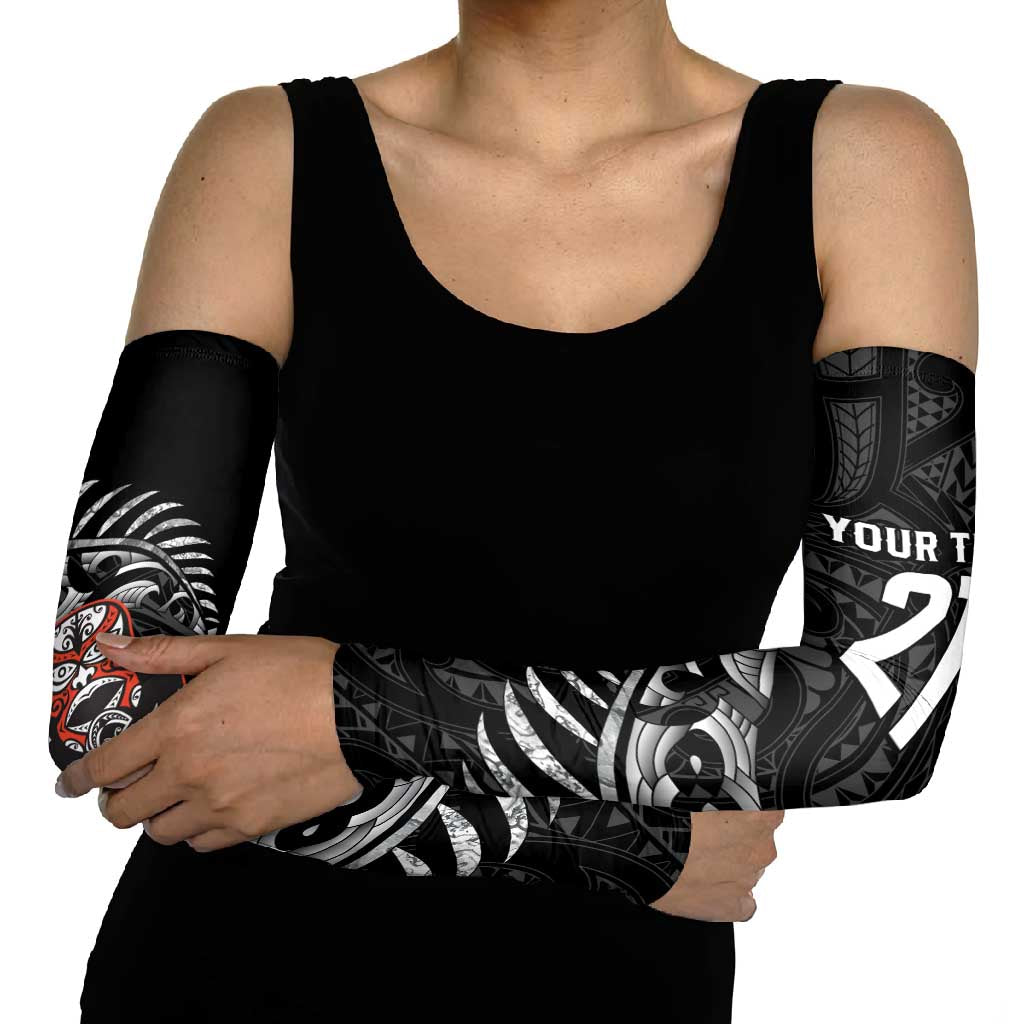 New Zealand Indigenous-Maori Rugby Custom Arm Sleeves - Aussie Hoodie