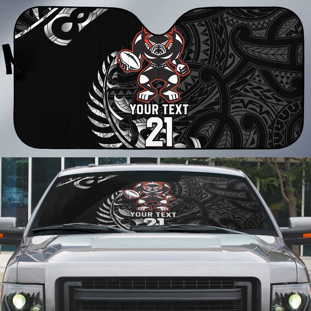 New Zealand Indigenous-Maori Rugby Custom Auto Sun Shade - Aussie Hoodie