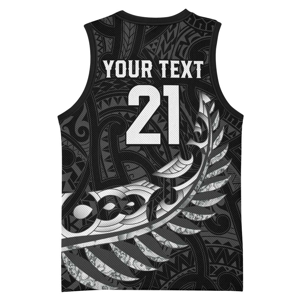 New Zealand Indigenous-Maori Rugby Custom Basketball Jersey - Aussie Hoodie