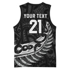New Zealand Indigenous-Maori Rugby Custom Basketball Jersey - Aussie Hoodie