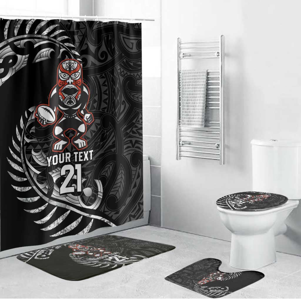 New Zealand Indigenous-Maori Rugby Custom Bathroom Set - Aussie Hoodie