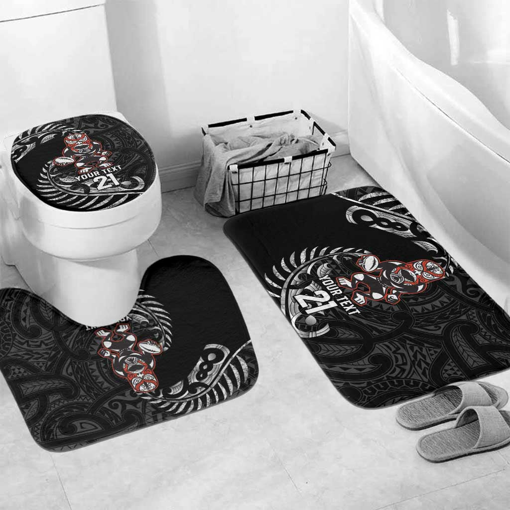 New Zealand Indigenous-Maori Rugby Custom Bathroom Set - Aussie Hoodie