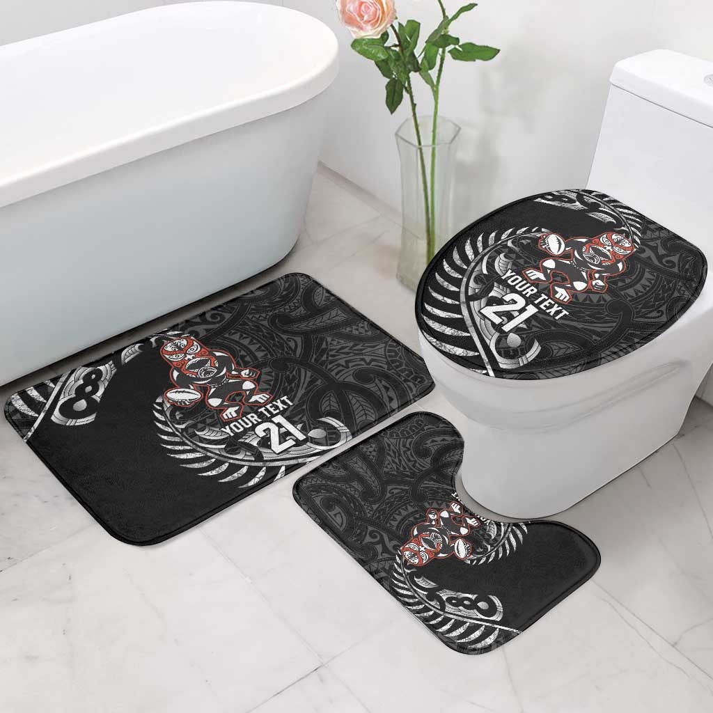 New Zealand Indigenous-Maori Rugby Custom Bathroom Set - Aussie Hoodie