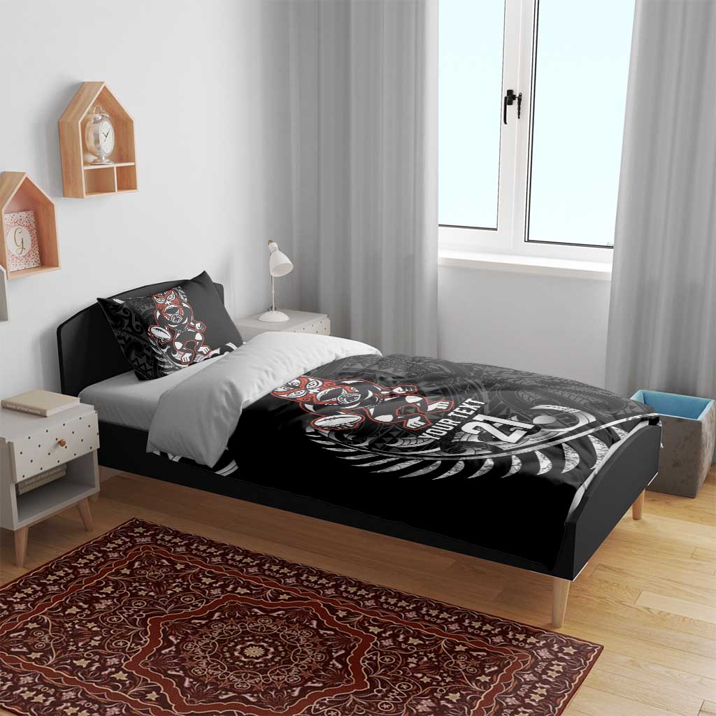 New Zealand Indigenous-Maori Rugby Custom Bedding Set