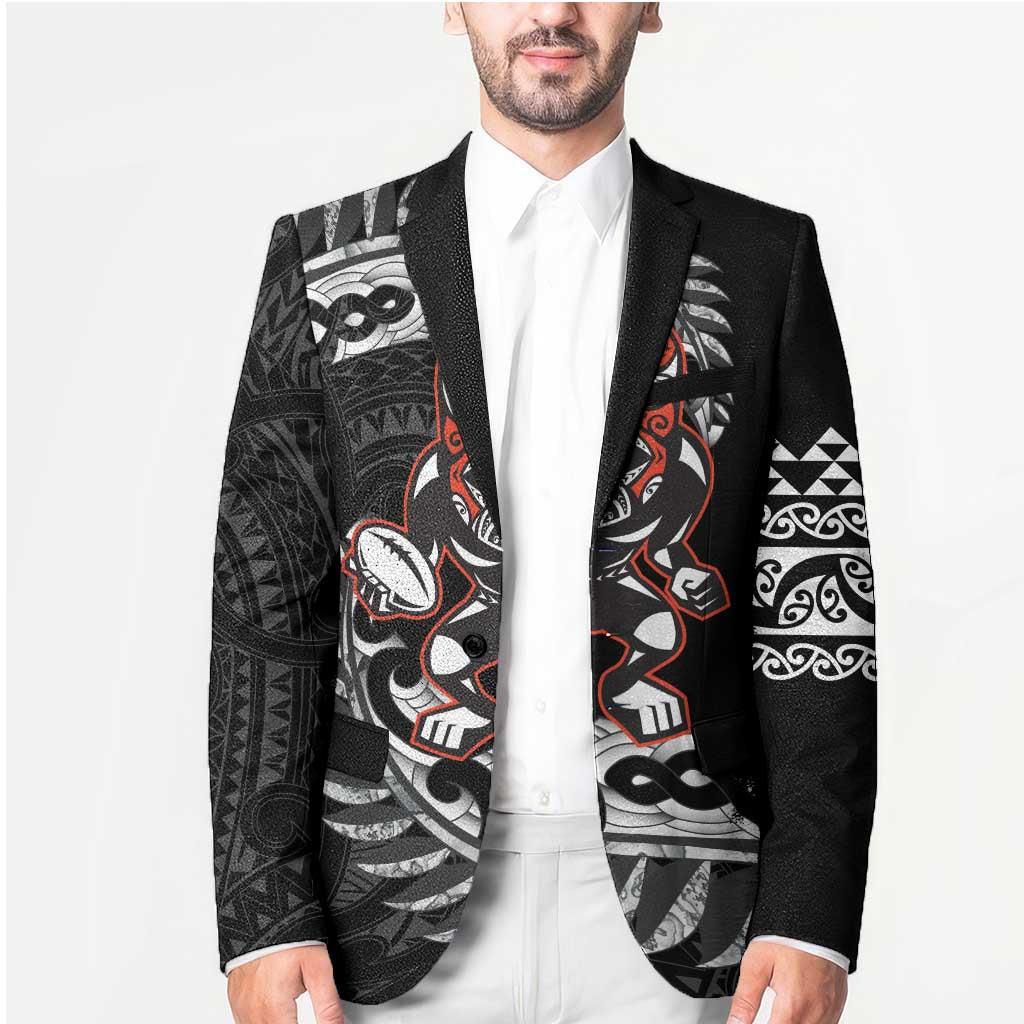 New Zealand Indigenous-Maori Rugby Custom Blazer - Aussie Hoodie