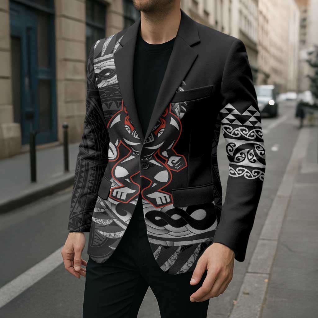 New Zealand Indigenous-Maori Rugby Custom Blazer - Aussie Hoodie