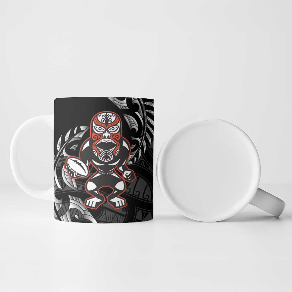 New Zealand Indigenous-Maori Rugby Custom Ceramic Mug - Aussie Hoodie