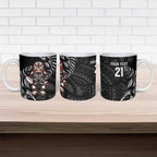 New Zealand Indigenous-Maori Rugby Custom Ceramic Mug - Aussie Hoodie