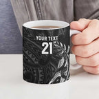New Zealand Indigenous-Maori Rugby Custom Ceramic Mug - Aussie Hoodie