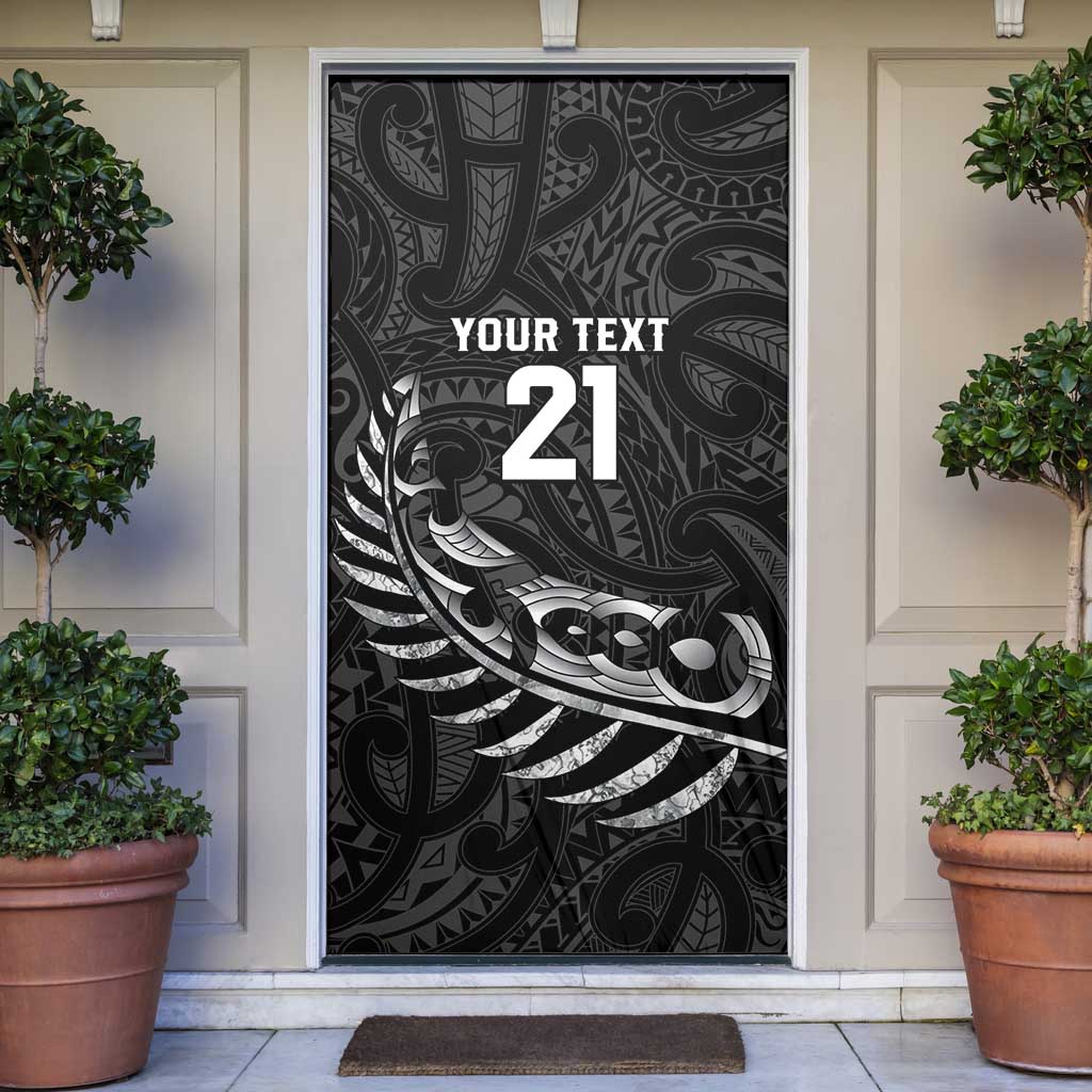 New Zealand Indigenous-Maori Rugby Custom Door Cover - Aussie Hoodie
