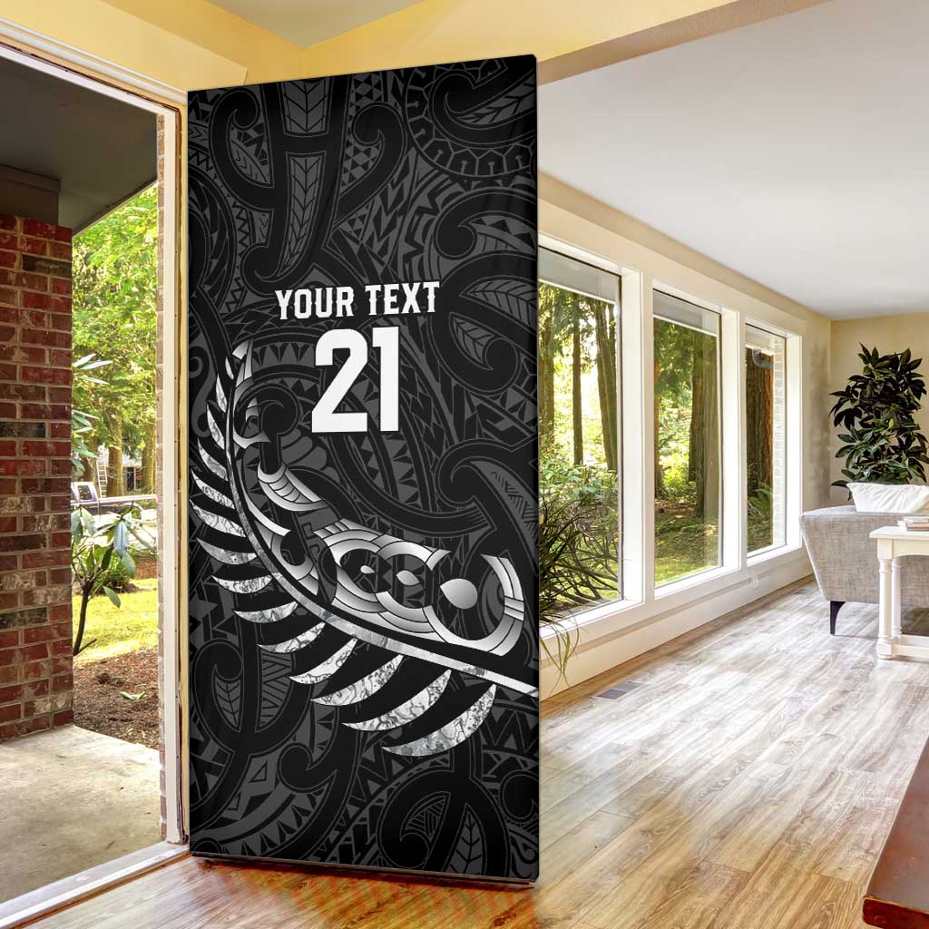 New Zealand Indigenous-Maori Rugby Custom Door Cover - Aussie Hoodie