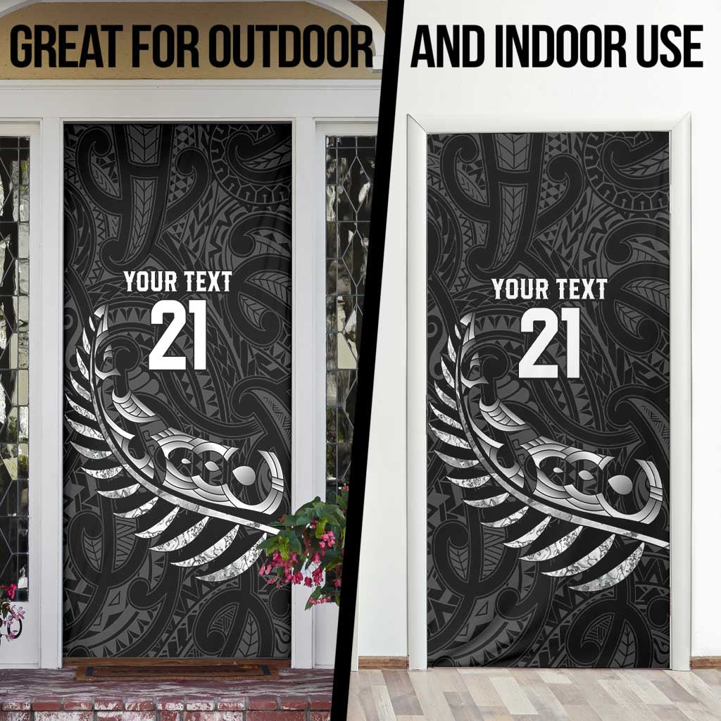 New Zealand Indigenous-Maori Rugby Custom Door Cover - Aussie Hoodie
