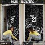 New Zealand Indigenous-Maori Rugby Custom Door Cover - Aussie Hoodie