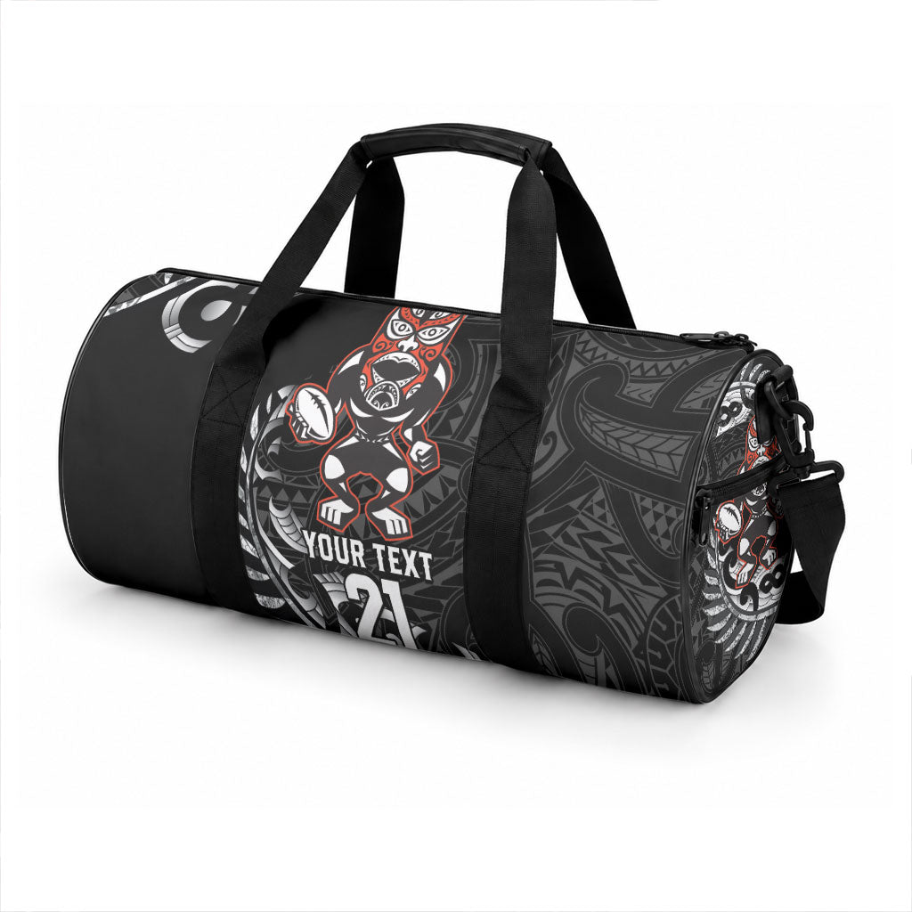 New Zealand Indigenous-Maori Rugby Custom Duffle Bag