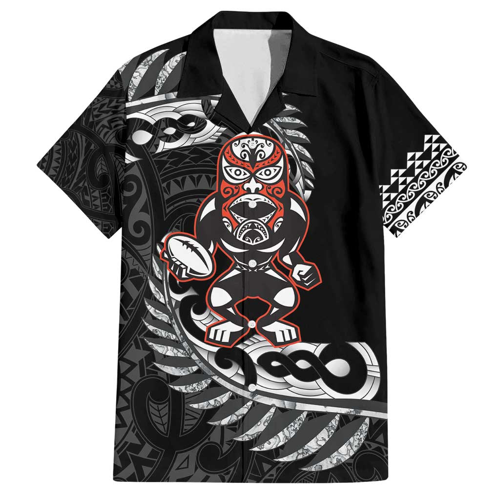 New Zealand Indigenous-Maori Rugby Custom Family Matching Puletasi and Hawaiian Shirt