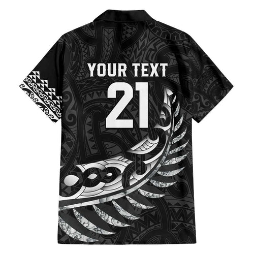 New Zealand Indigenous-Maori Rugby Custom Family Matching Puletasi and Hawaiian Shirt