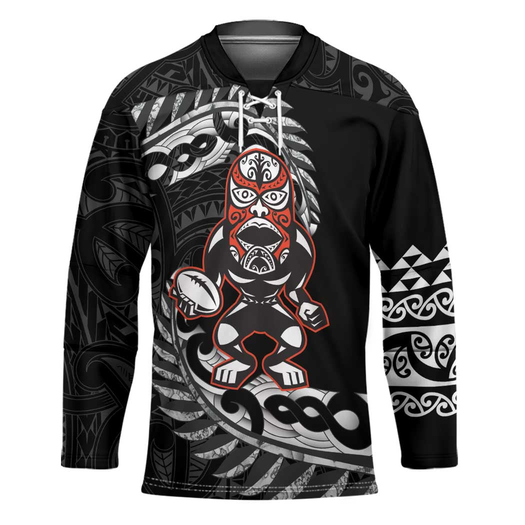New Zealand Indigenous-Maori Rugby Custom Hockey Jersey - Aussie Hoodie