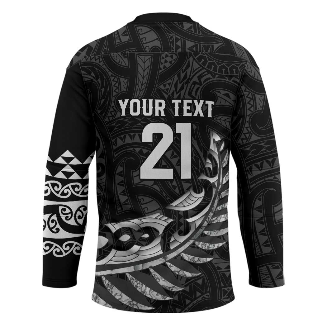 New Zealand Indigenous-Maori Rugby Custom Hockey Jersey - Aussie Hoodie