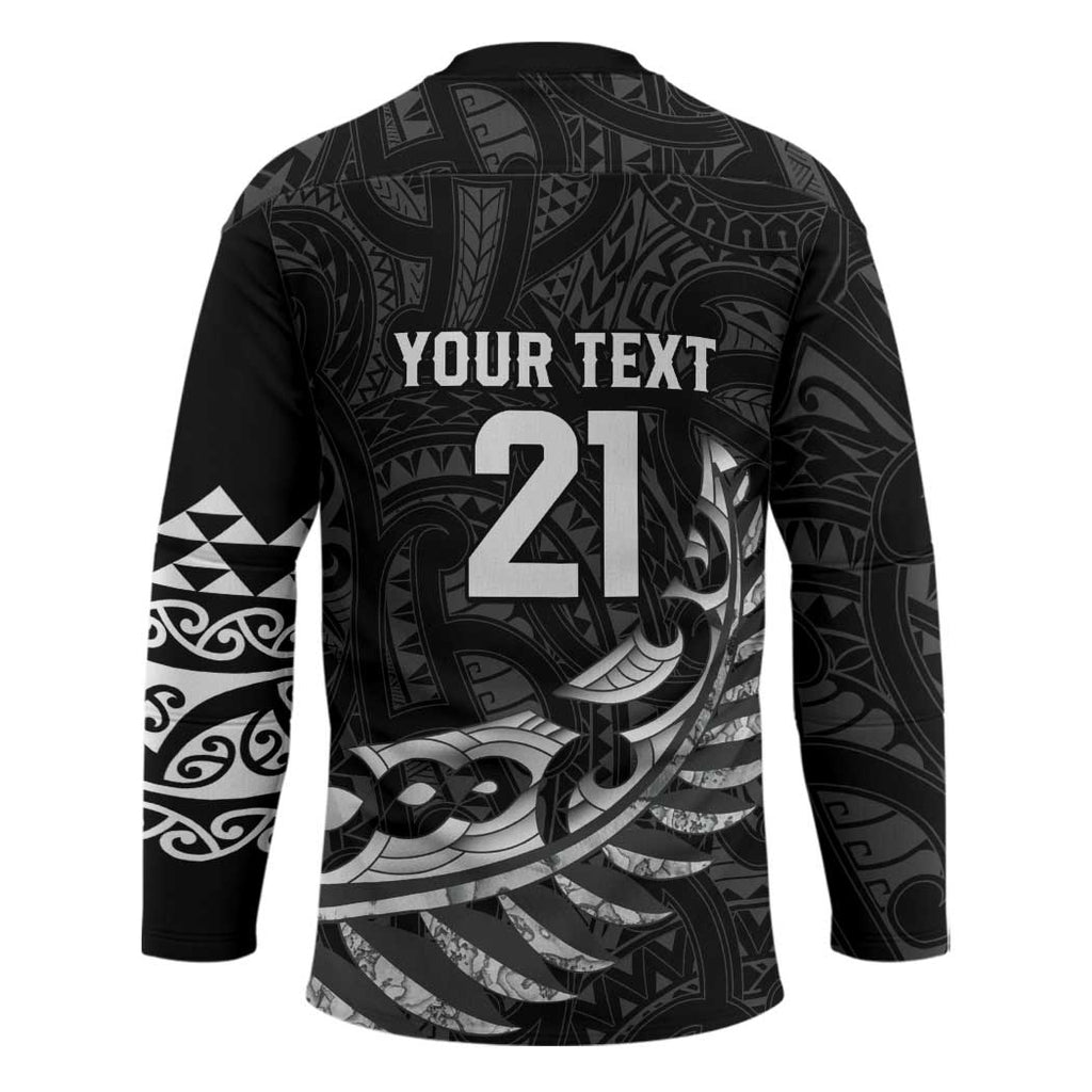 New Zealand Indigenous-Maori Rugby Custom Hockey Jersey - Aussie Hoodie