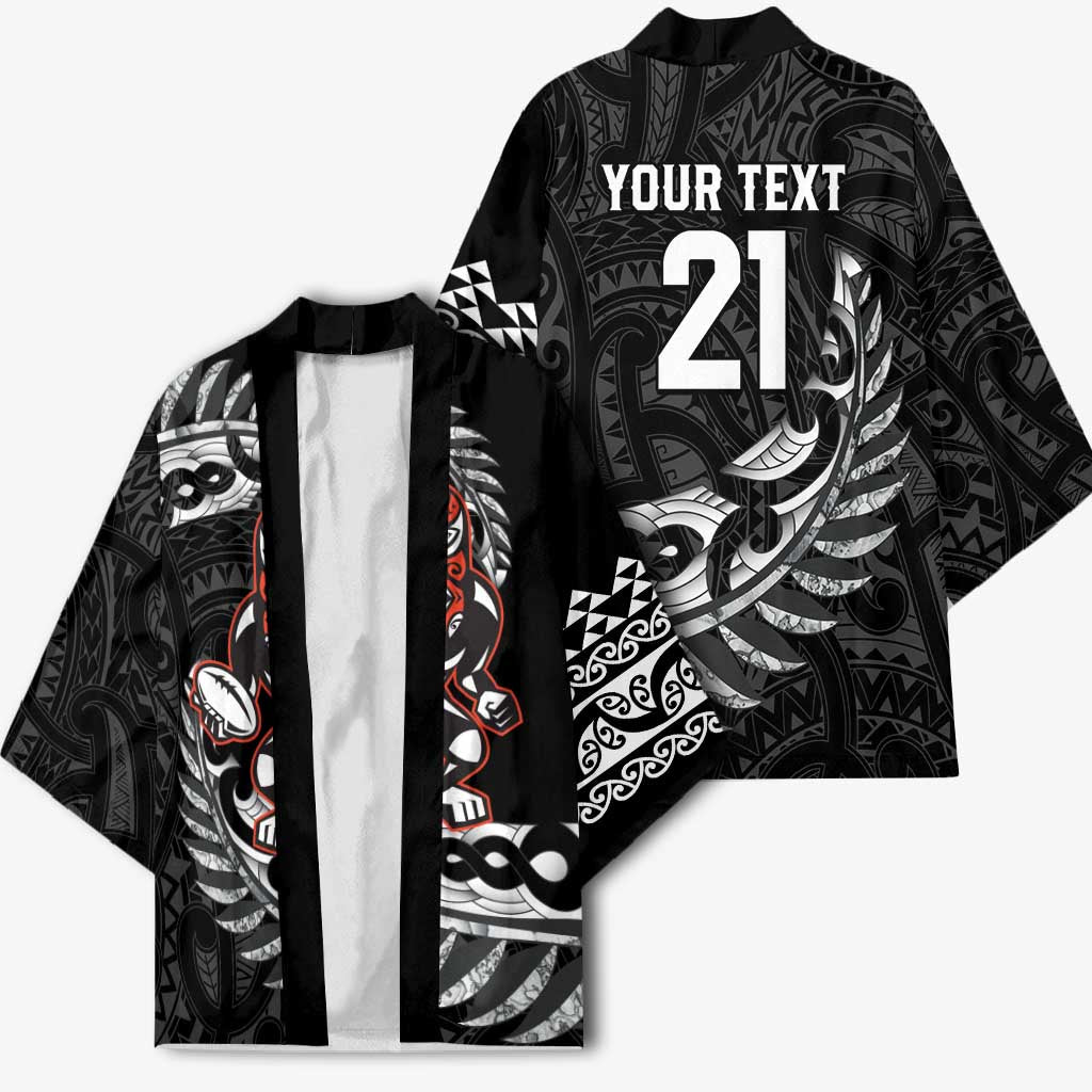 New Zealand Indigenous-Maori Rugby Custom Kimono - Aussie Hoodie
