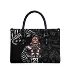 New Zealand Indigenous-Maori Rugby Custom Leather Bag - Aussie Hoodie