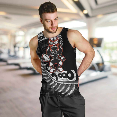 New Zealand Indigenous-Maori Rugby Custom Men Tank Top
