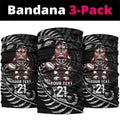 New Zealand Indigenous-Maori Rugby Custom Neck Gaiter - Aussie Hoodie