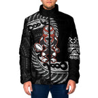 New Zealand Indigenous-Maori Rugby Custom Padded Jacket - Aussie Hoodie