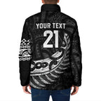 New Zealand Indigenous-Maori Rugby Custom Padded Jacket - Aussie Hoodie
