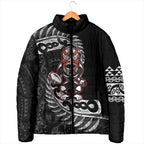 New Zealand Indigenous-Maori Rugby Custom Padded Jacket - Aussie Hoodie