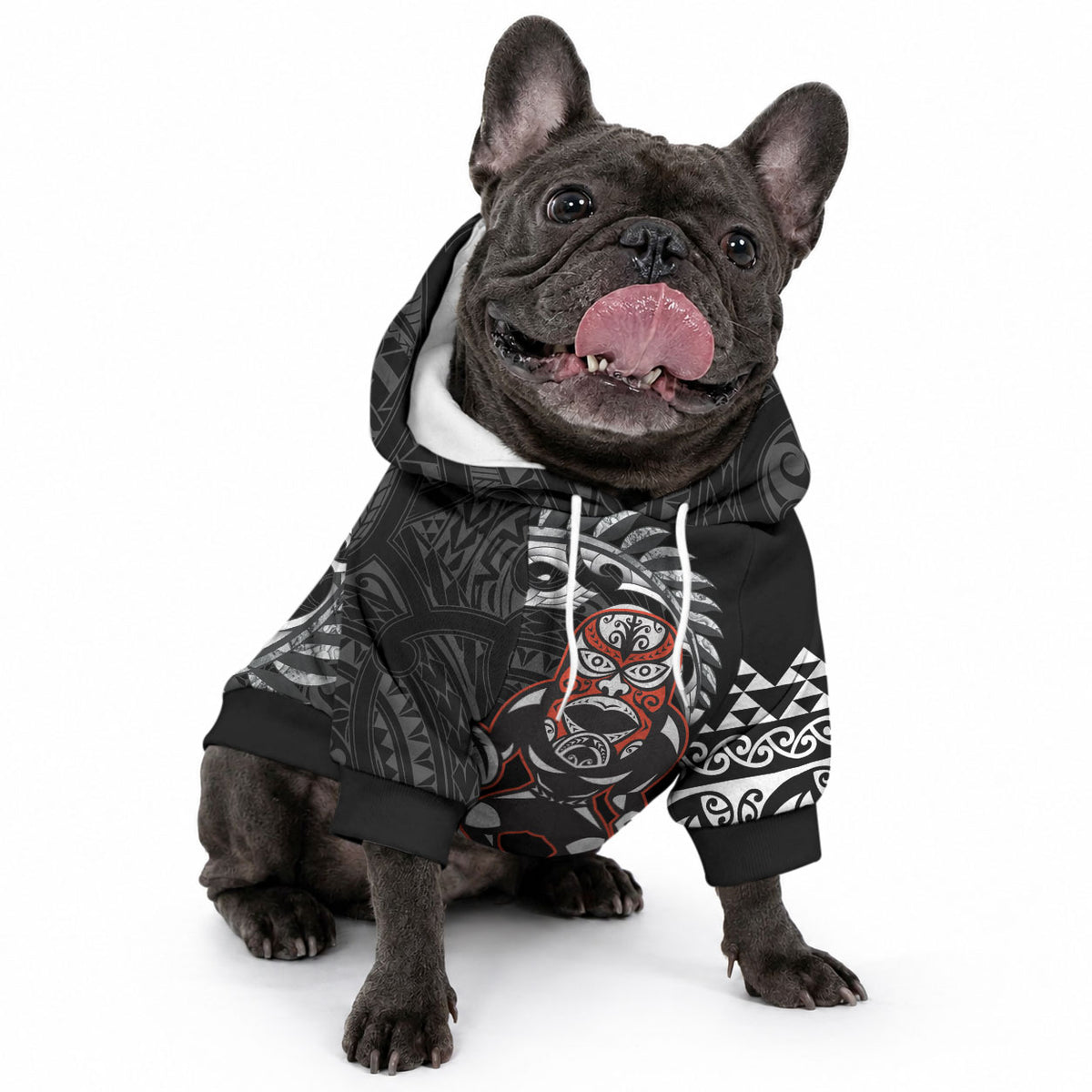 New Zealand Indigenous-Maori Rugby Custom Pet Hoodie