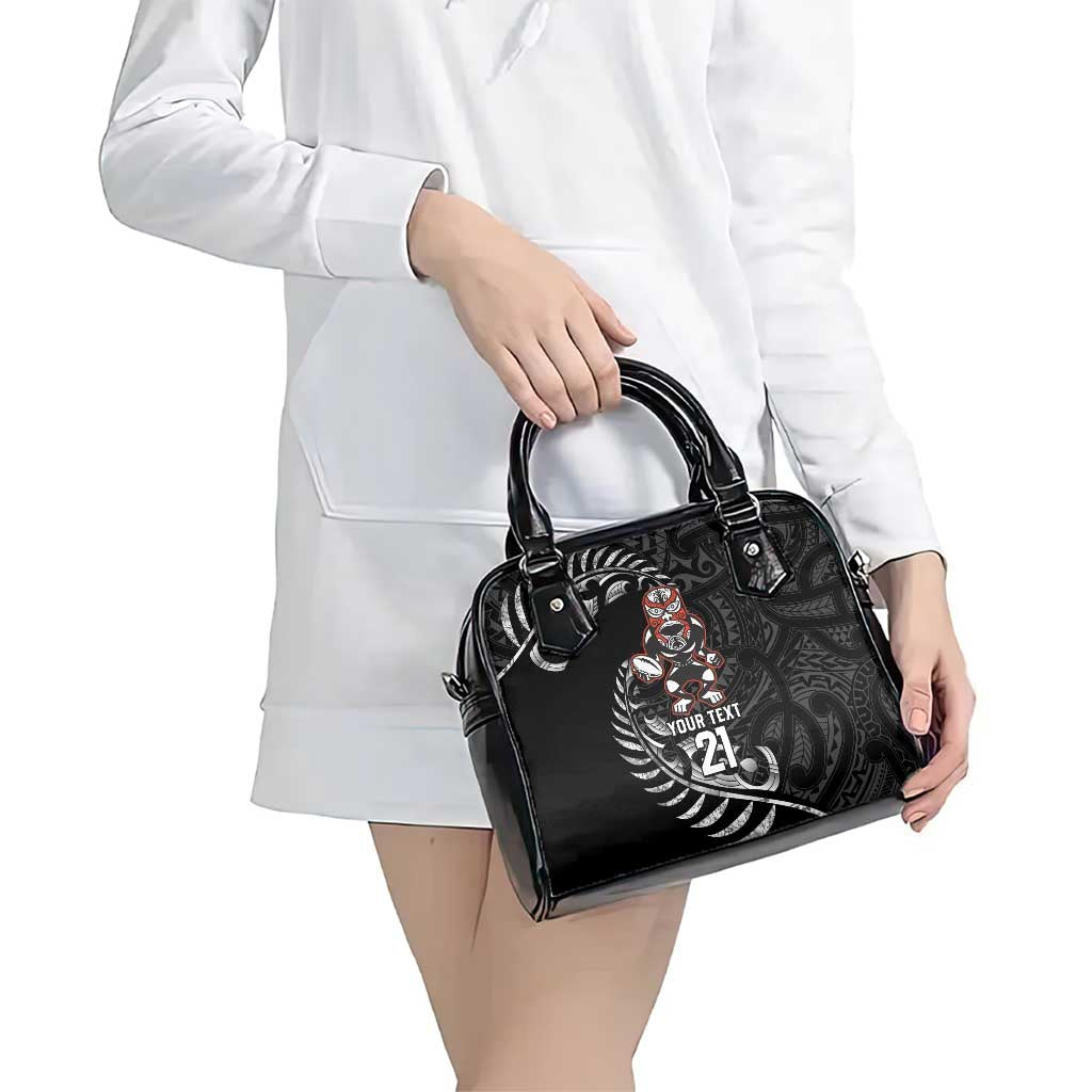 New Zealand Indigenous-Maori Rugby Custom Shoulder Handbag