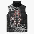 New Zealand Indigenous-Maori Rugby Custom Sleeveless Puffer Jacket - Aussie Hoodie