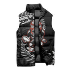 New Zealand Indigenous-Maori Rugby Custom Sleeveless Puffer Jacket - Aussie Hoodie