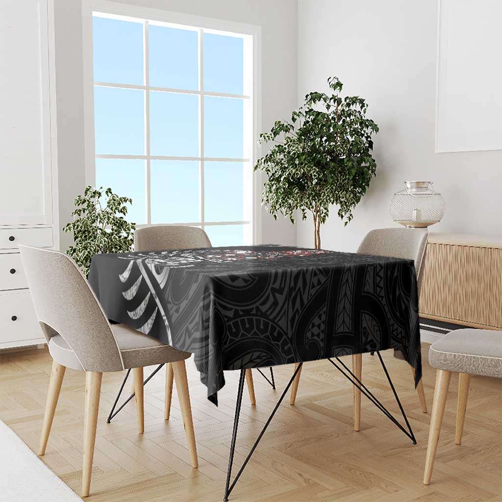 New Zealand Indigenous-Maori Rugby Custom Tablecloth