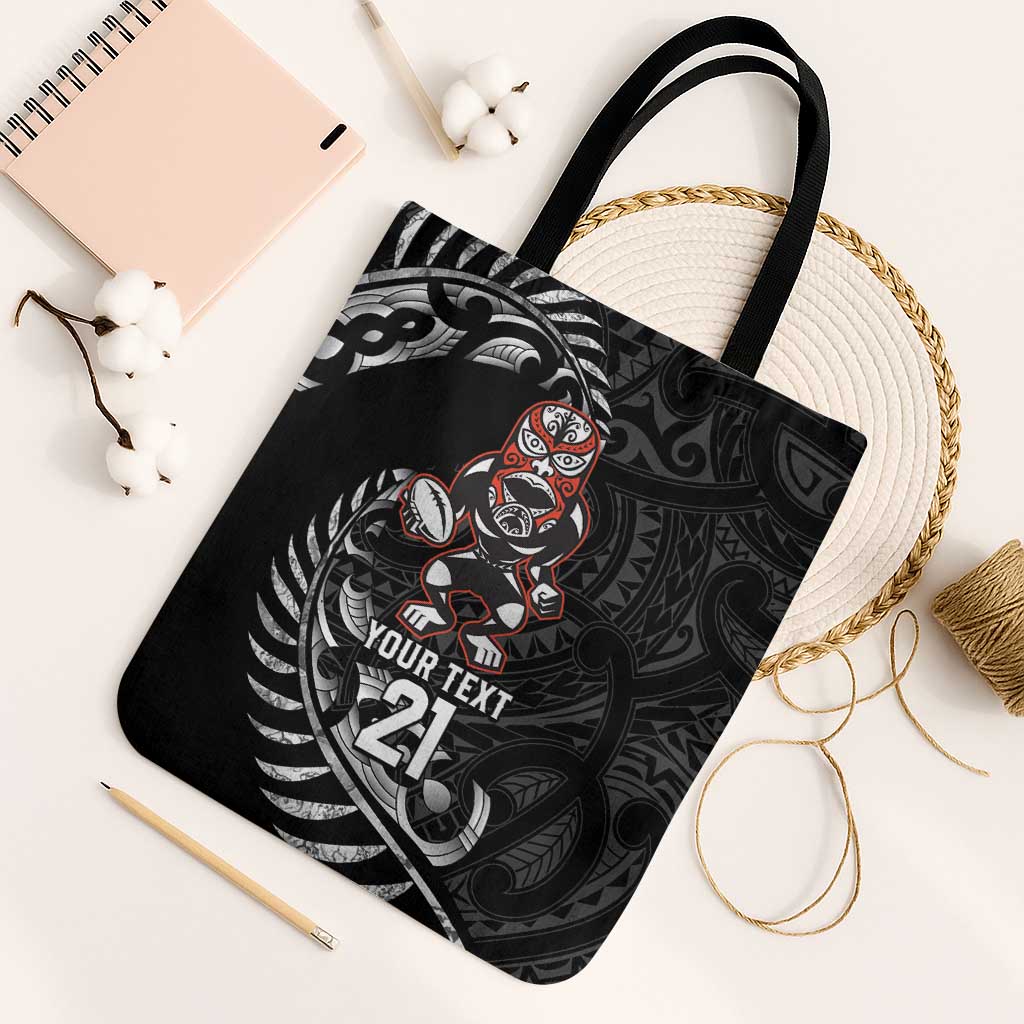 New Zealand Indigenous-Maori Rugby Custom Tote Bag - Aussie Hoodie